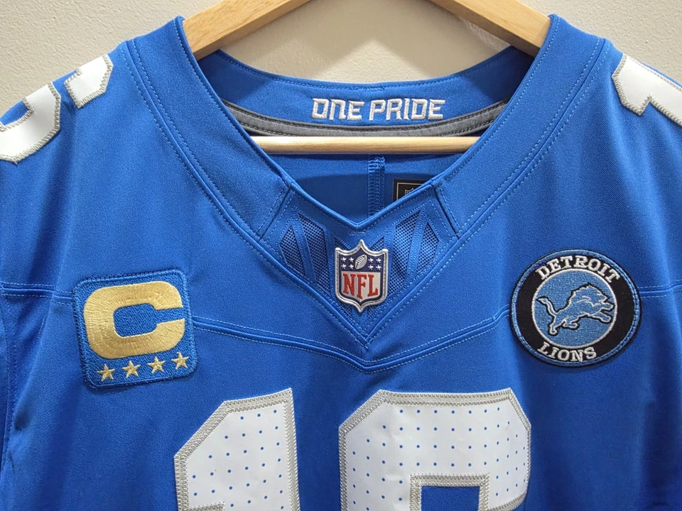 Jared Goff Detroit Lions Nike Vapor FUSE Limited #16 Custom Jersey Size LARGE - Image 3 of 4