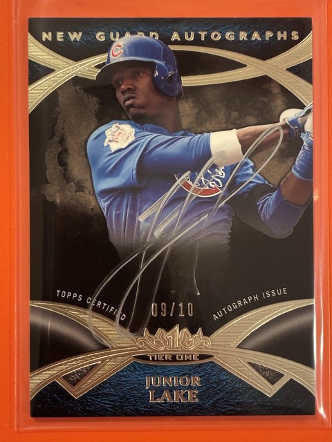 2014 Topps Tier One Junior Lake New Guard Auto Silver Ink /10 #NGA-JLA Baseball