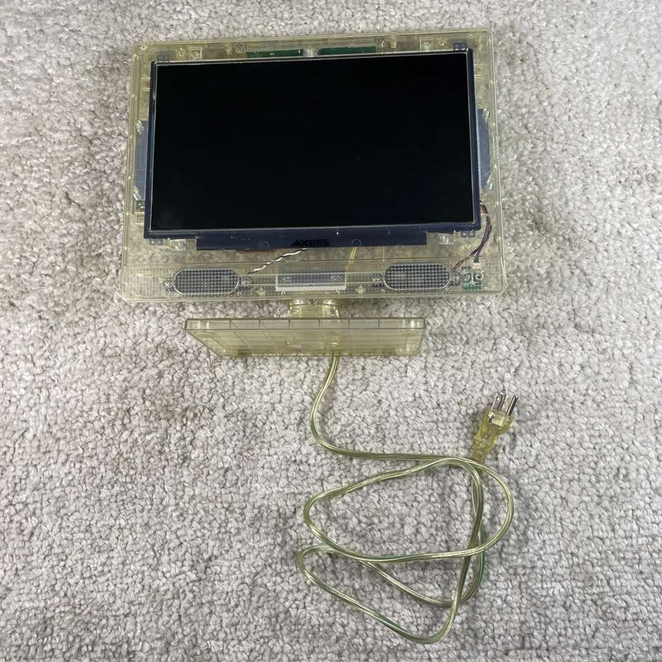 Axess 13" Clear See Through LED Color TV Tv-1702-13CL HDMI Prison Detention - Image 2 of 4