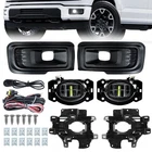 For Ford F150 F-150  2024 2025 LED Fog Light Kit Bezel Wire Switch Bracket Kits