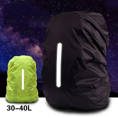 Hochwertiger Rucksack Regenschutz mit Reflexstreifen zum Wandern 800L