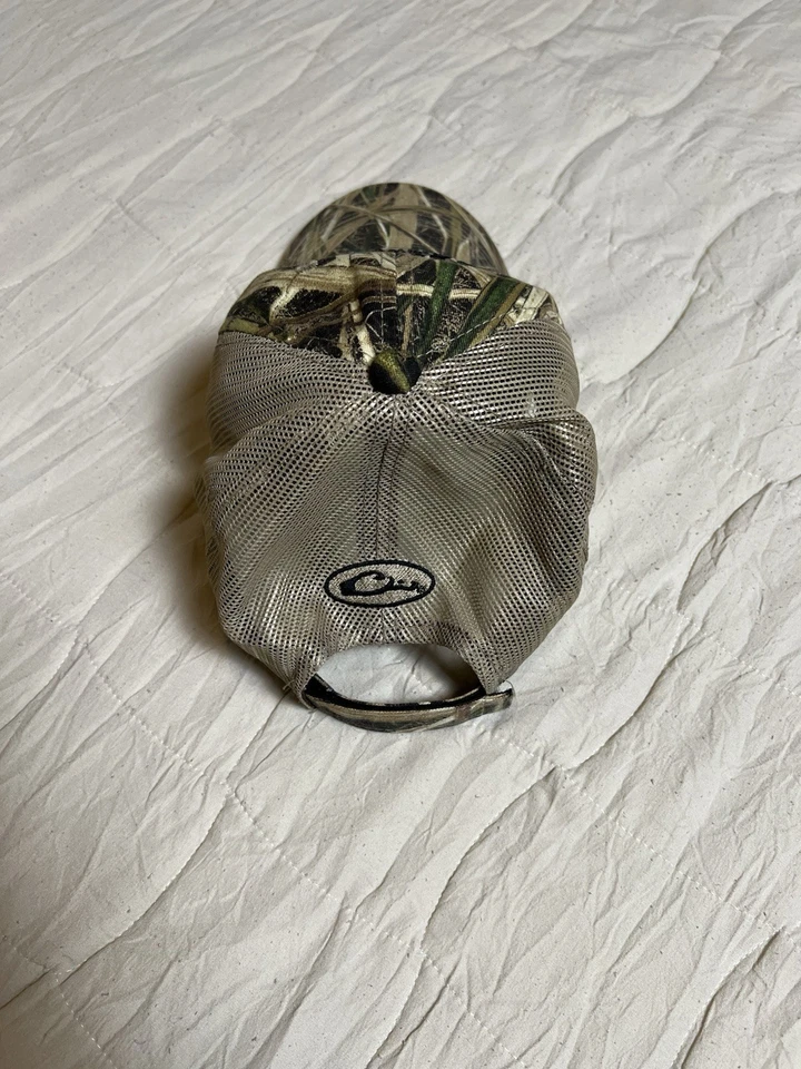 Boné de caminhoneiro Drake Waterfowl malha traseira camuflagem equipamento de caça camuflagem ajustável - Imagem 3 de 4