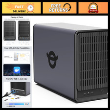 2-Bay Desktop NAS for Home & Personal Storage - Diskless Network Attached Storag