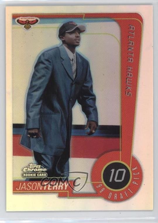 1999-00 Topps Chrome '99 Draft Pick Refractor Jason Terry #111 Rookie RC 03rx