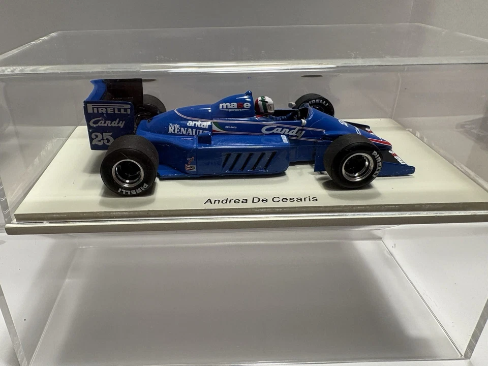 spark 1/43 Ligier JS25 4ème GP de Monaco 1985 #25 Andrea De Cesaris - Photo 4/4