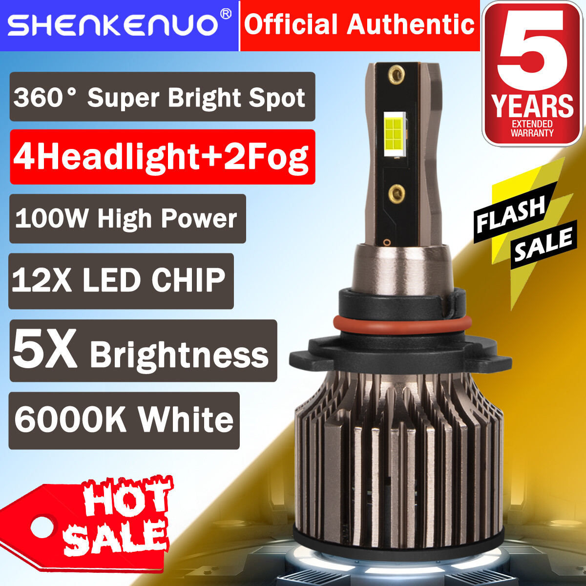 For Mitsubishi Lancer 2008-2017 Combo 6x Upgrade LED