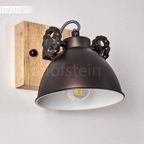 Retro-Industrial Style Wall Spotlight, Fitting in a Vintage Living Room 40w Max - Picture 7 of 7
