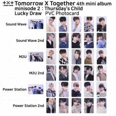 TXT 4th Mini Album Minisode 2 Thursday's Child Lucky Draw TXT 4th Mini Album Minisode 2 Thursday's Child Lucky Draw