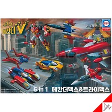 Academy 6 in 1 Mechander Max Try Max Mechander V Robot Plastic Model Kit 15822