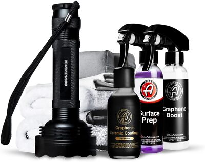 Adam s UV Advanced Graphene Ceramic Coating kit - 10H Graphene coating for Ca...