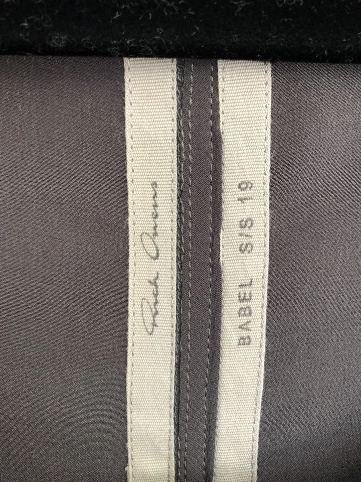 Rick Owens 100% подлинный макси шелк платье, темно-серый, размер 36 (S) - Изображение 3 из 4