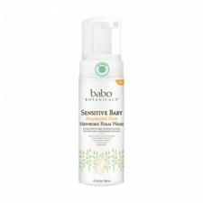 Sensitive Baby Newborn Foam Wash Fragrance Free 9 Oz By Babo Botanicals