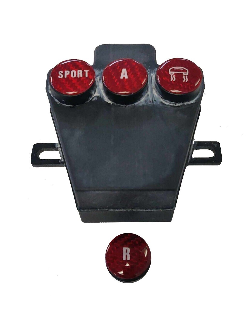 Lamborghini Gallardo 04-08 E-Gear E Gear Carbon Fiber Button Covers in Red Color