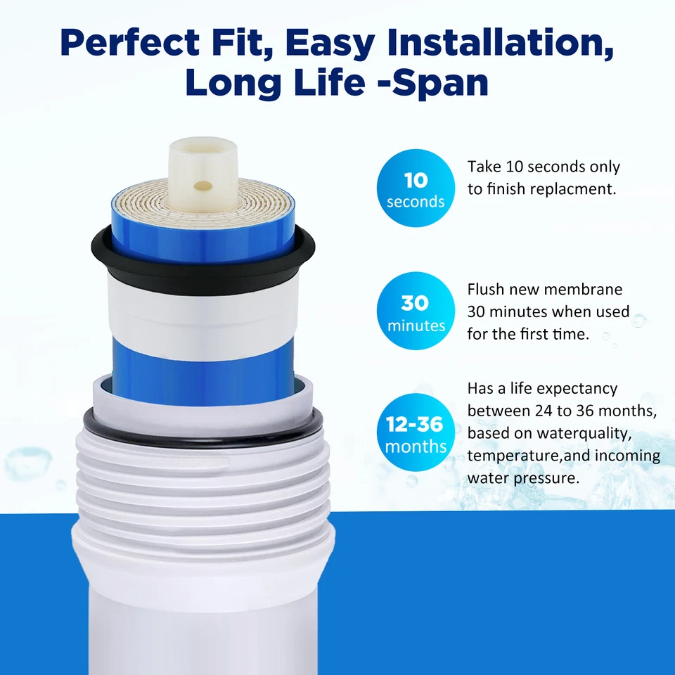 20 Pack 400 GPD RO Membrane Maple Syrup Reverse Osmosis System Water Filter NSF - Image 4 of 4