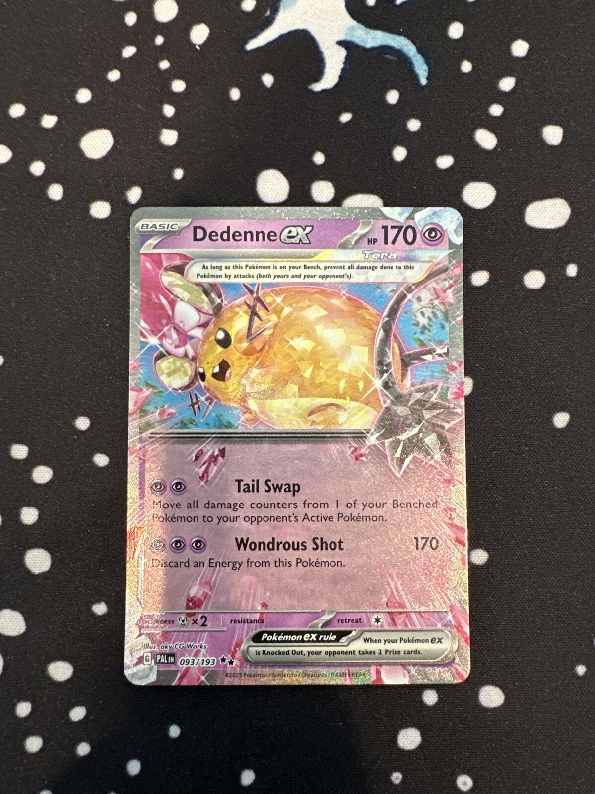 Pokémon TCG Scarlet And Violet Paldea Evolved- Dedenne ex 093/193 Eng- NM