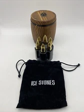 Whiskey Stones Whiskey Bullets in Whisky Barrel Stainless Steel Drink Chillers