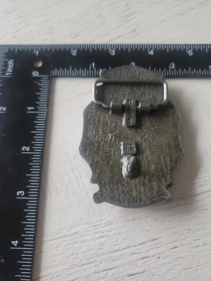 Hebilla de cinturón cubierta con estrás Cross and Roses de BEBE Bling Country Christian Foto 3 de 4