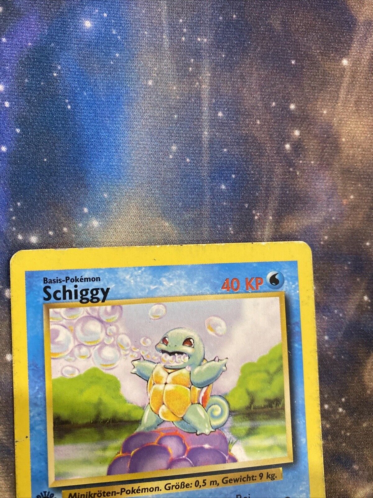 Pokemon Base Set German 1st Edition Squirtle Schiggy 63/102 PSA 8