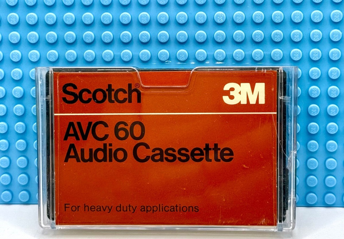 SCOTCH AVC 60 1972 USA TYPE I BLANK CASSETTE TAPE (1) (SEALED) | eBay