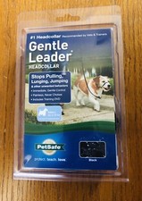 New PetSafe Gentle Leader Headcollar No Pull Dog Size Small up to 25 lbs Black