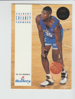 1993-94 SkyBox Premium #191 Calbert Cheaney rookie card, Indiana Hoosiers