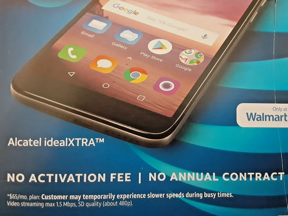 Alcatel idealXTRA 16GB AT&T Prepaid Paygo No Contract -Black -Brand New! - Image 3 of 4