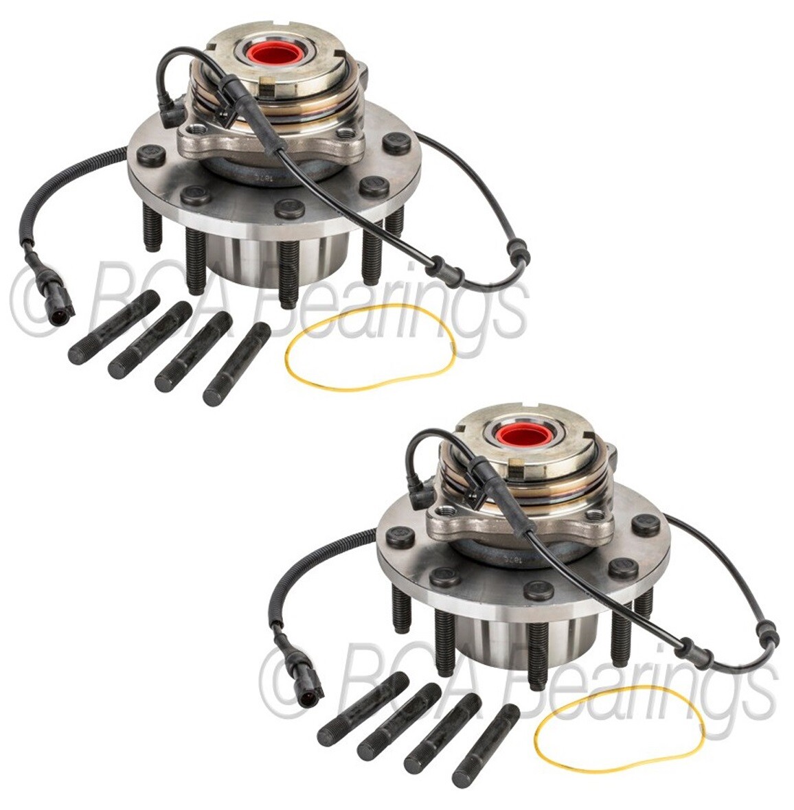 BCA Pair Set of 2 Front Wheel Bearing Hub Assemblies Kit For Ford ...