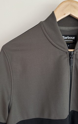 Chaqueta Jumper Barbour International con Cremallera Top con Cremallera Gris/Negra Mediana - Imagen 5 de 14