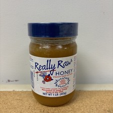 Really Raw Honey 16oz 453g 1lb Jar FREE SHIPPING