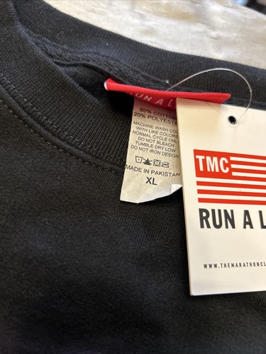 The Marathon Abbigliamento Felpa TMC Bandiera Natale Tempo Uomo Taglia XL - Foto 3 di 6