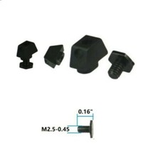 Front Sight Set For All Glocks Aluminum Anodized Black With M2.5-0.45 Screw