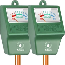 2 Pack Plant Water Meter, Soil Moisture Tester Hygrometer Sensor, Soil Water