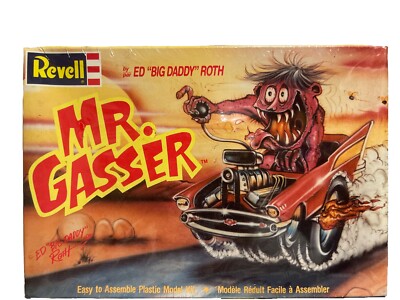 Revell Ed ''Big Daddy'' Roth MR. GASSER Model Kit 6197 SEALED NIB 1990 RED