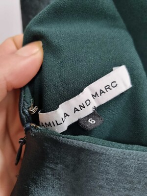 Camilla and Marc Bowery Slip Dress Fitzgerald Green Size 6 AU Evening  Preloved | eBay