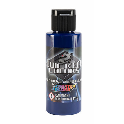  Createx Wicked Colors W062 Detail Cerulean Blue 2oz. water-based airbrush paint