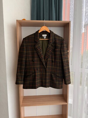 VTG Dejac Paris Haute Couture Luxury Tweed Wool Blazer