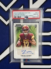 LUKE MCCAFFREY 2024 PANINI INSTANT ACCESS SIGNATURES AUTO JUNGLE #21/25 PSA 10
