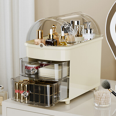 RMAN Make Up Organizer mit Schubladen Wasserfest und Deckel Platzsparende