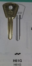 Alfa, Fiat, Autobianchi, H61G, B66C, Vintage Key Blank.