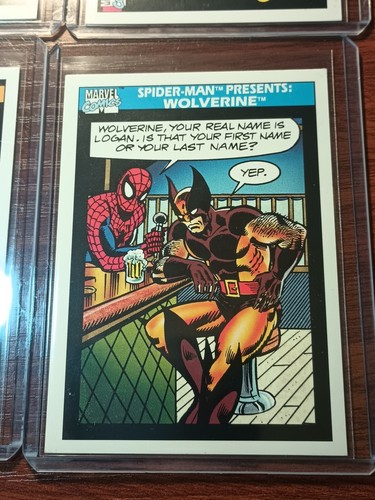 4 TARJETAS COUNT WOLVERINE 1990 IMPUL MARVEL UNIVERSE X-MEN #S 140, 132, 160, 133 - Imagen 7 de 16