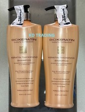 2-Pack BIO KERATIN Protein Luxury Botanical THICKENING SHAMPOO Fine Limp Hair