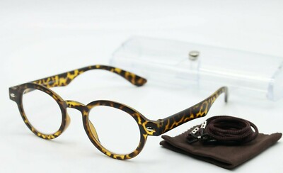 occhiali da lettura vista tascabili uomo donna tondi diottrie +1