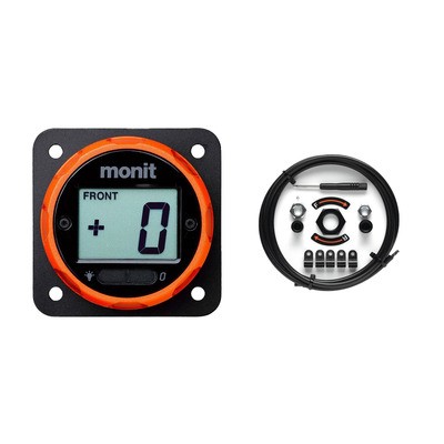 Monit BD01-2-OR, Kit Brake Bias Adjuster 3/8-24 in 7/16-20 in Thread Orange