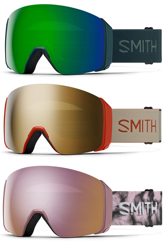 中古品 スミス SMITH 4D MAG ChromaPop ゴーグル Smith Optics 4D MAG XL ChromaPop Snow Goggles w/ Bonus Lens