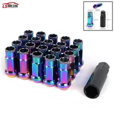 20PCS Forged Steel Racing Wheel Lug Nuts 47mm Open End M12 x 1.5mm M12 x 1.25mm