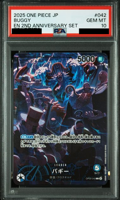 PSA 10 Buggy Leader L JAPANESE ENGLISH 2ND ANNIVERSARY SET One