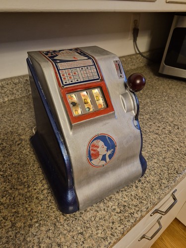 Vintage, 1940's Groetchen Liberty, 5 Cent, Trade Stimulator, Slot Machine
