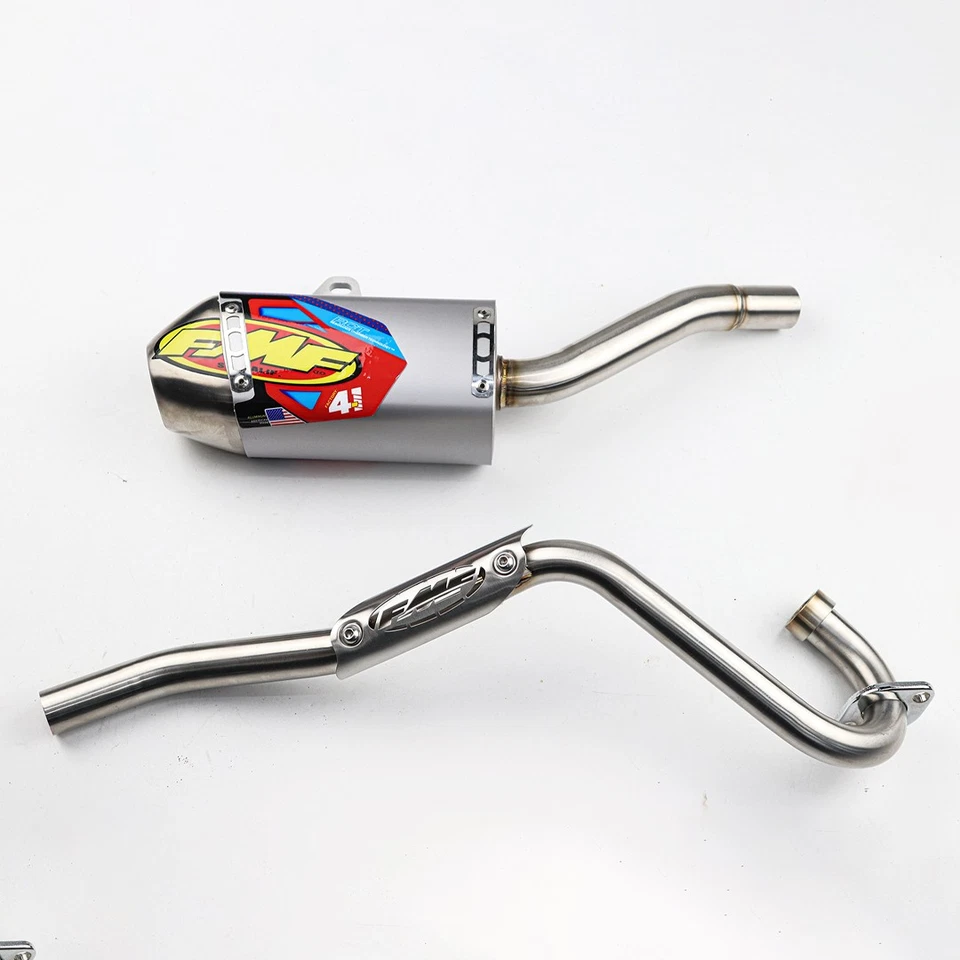 Tubo de escape completo para carreras Honda CRF 110 CRF110F Foto 3 de 4