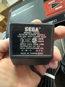Sega Master System 3000 Console Complete W/  OEM AC Adapter AV cord 2 Controller