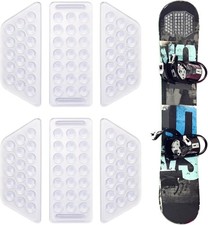 2Sets of 6pcs Stomp Pad Clear Anti-Skidding Snowboard Stomp Pads Skis Board Grip
